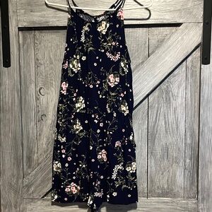 Old Navy Navy Floral Romper